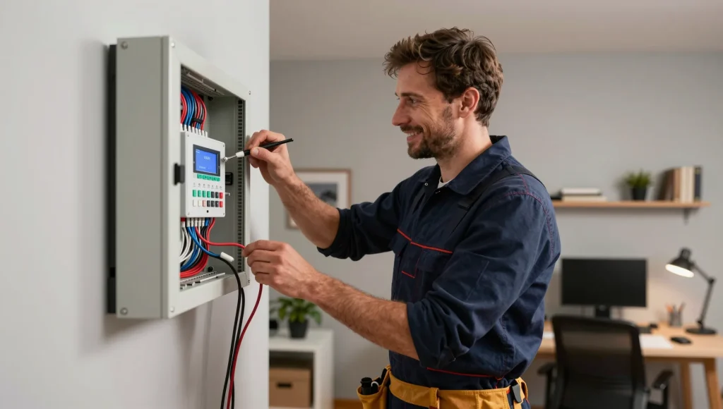 Einrichtung einer KNX-Smart-Home-Steuerung im Verteiler